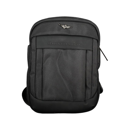 Exclusive Black Shoulder Bag with Contrasting Details