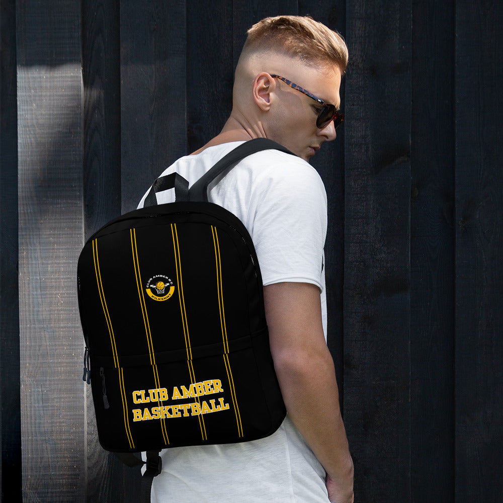 Club Amber Basketball Kilkenny Backpack - Designed by Moon Behind The Hill Available to Buy at a Discounted Price on Moon Behind The Hill Online Designer Discount Store