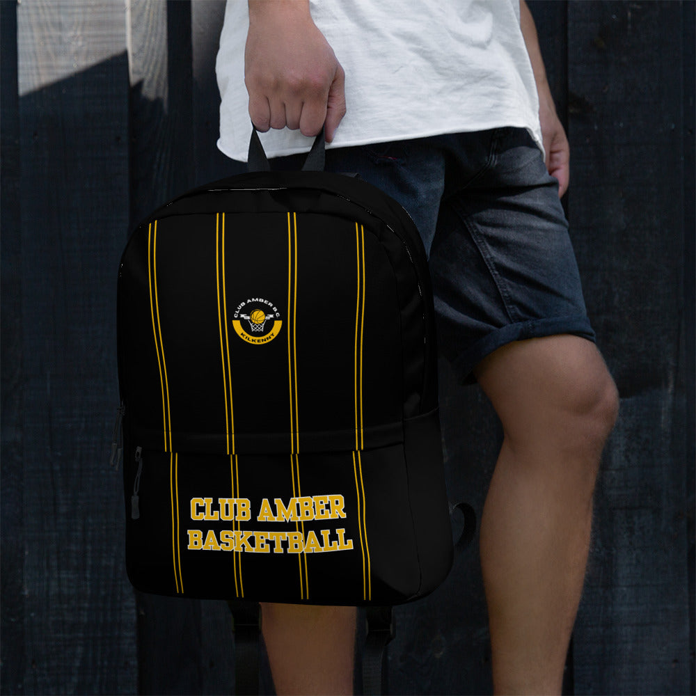 Club Amber Basketball Kilkenny Backpack - Designed by Moon Behind The Hill Available to Buy at a Discounted Price on Moon Behind The Hill Online Designer Discount Store