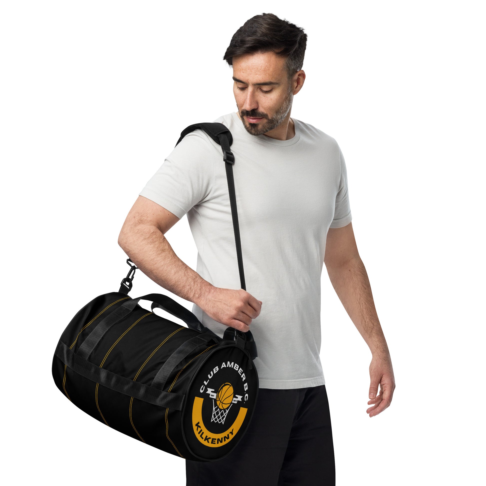 Club Amber Kilkenny Gym Bag - Designed by Moon Behind The Hill Available to Buy at a Discounted Price on Moon Behind The Hill Online Designer Discount Store