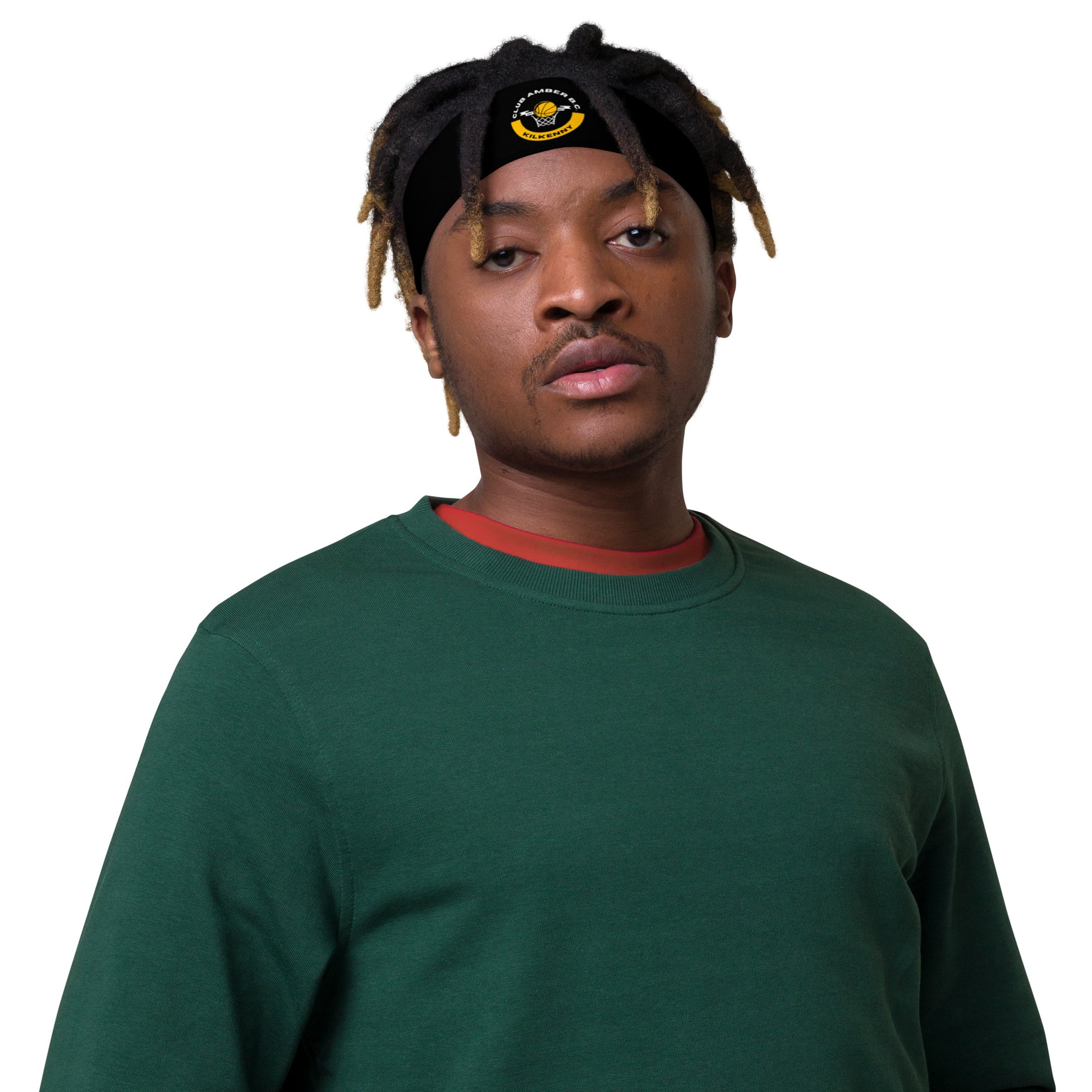 Club Amber Basketball Kilkenny Headband - Designed by Moon Behind The Hill Available to Buy at a Discounted Price on Moon Behind The Hill Online Designer Discount Store