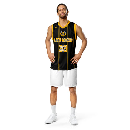 Club Amber #33 Unisex Basketball Jersey 2023 - Designed by Moon Behind The Hill Available to Buy at a Discounted Price on Moon Behind The Hill Online Designer Discount Store