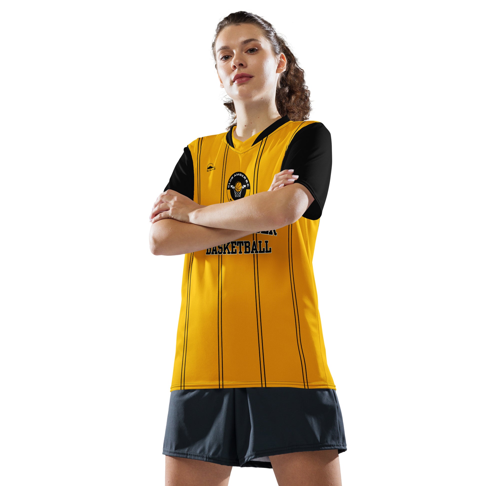 Club Amber Kilkenny Basketball Shooting Top - Designed by Moon Behind The Hill Available to Buy at a Discounted Price on Moon Behind The Hill Online Designer Discount Store