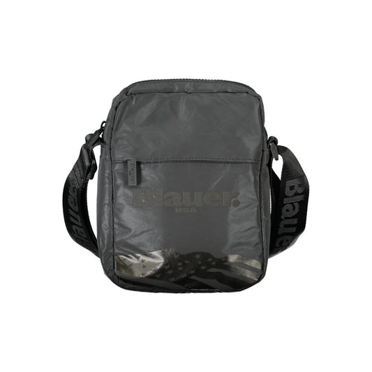 Sleek Black Shoulder Bag with Adjustable Strap