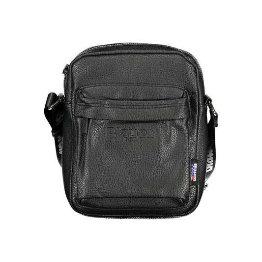 Black Leather Shoulder Strap Bag