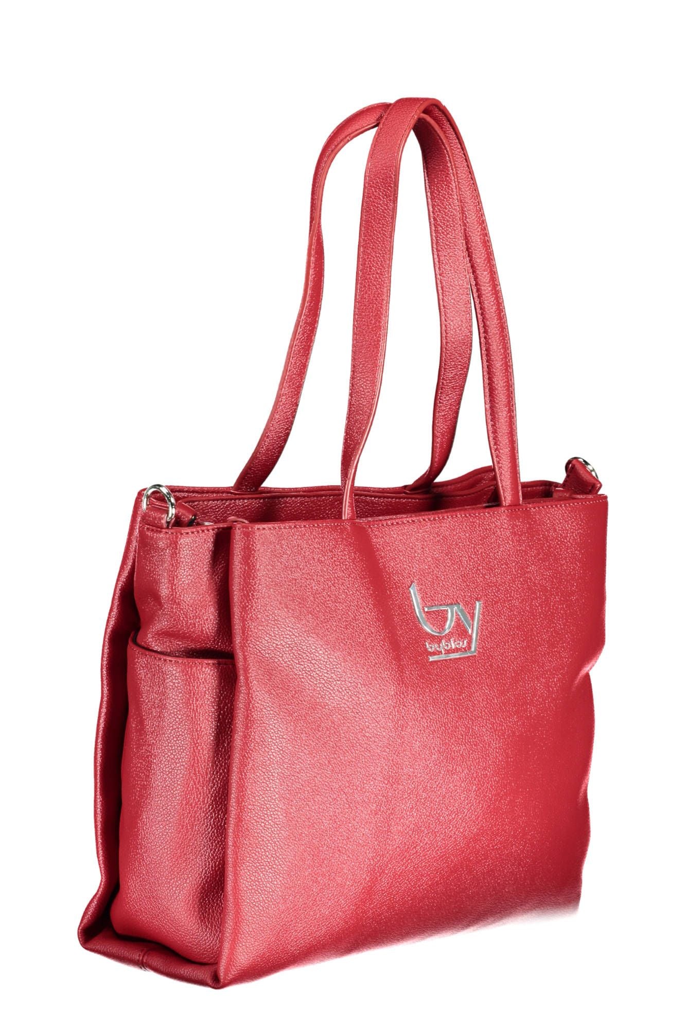 Chic Red Convertible Shoulder Bag