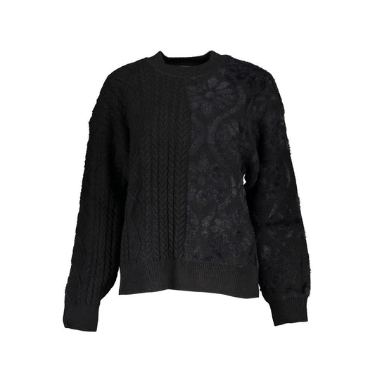 Elegant Turtleneck Sweater with Contrast Details