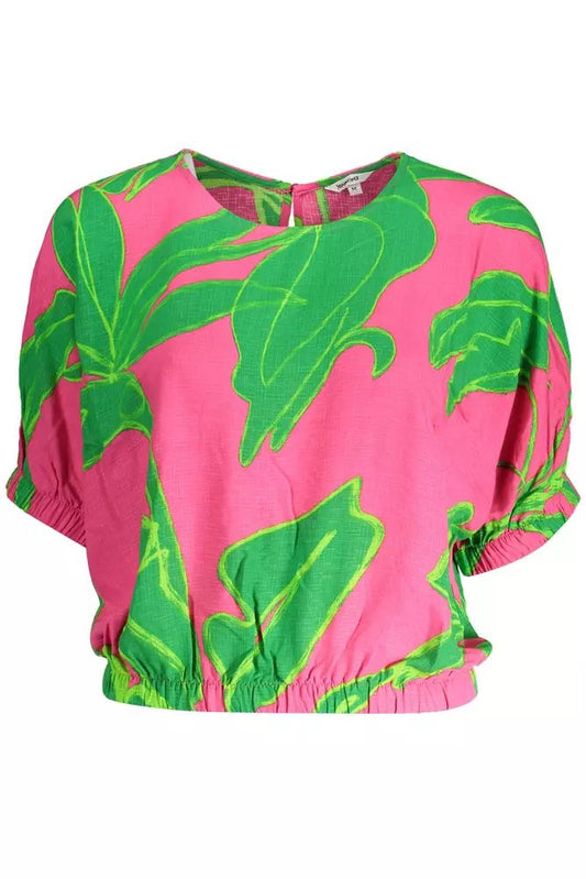 Pink Viscose Tops & T-Shirt