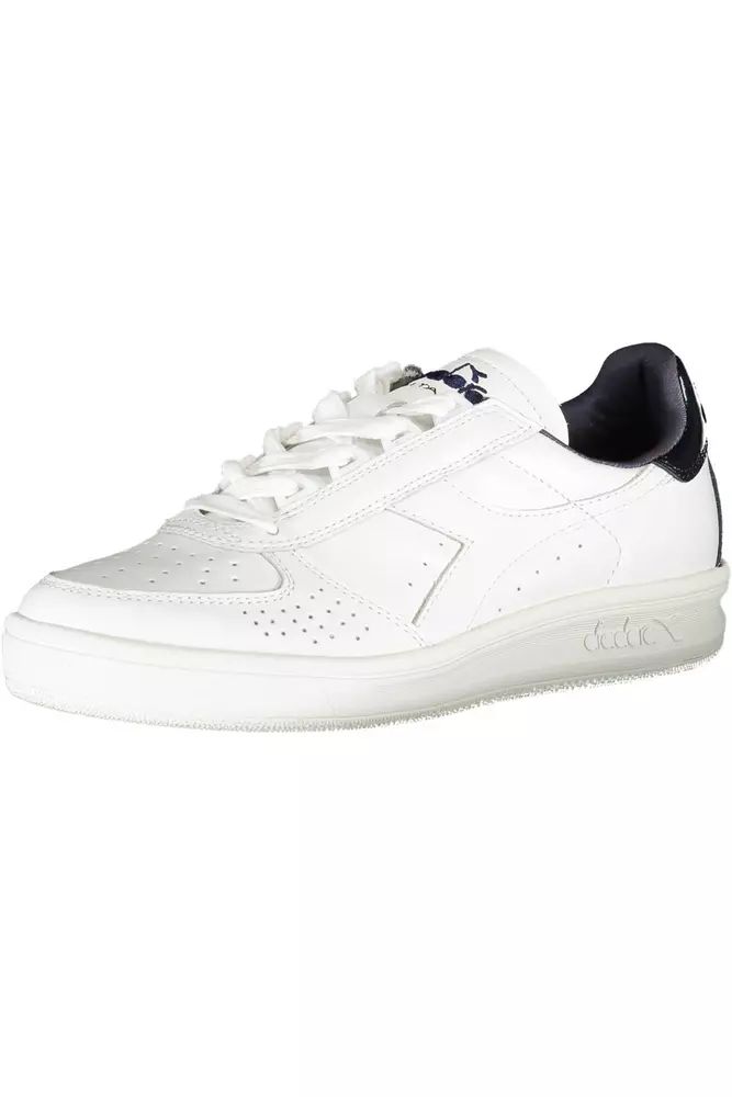 White Fabric Sneaker