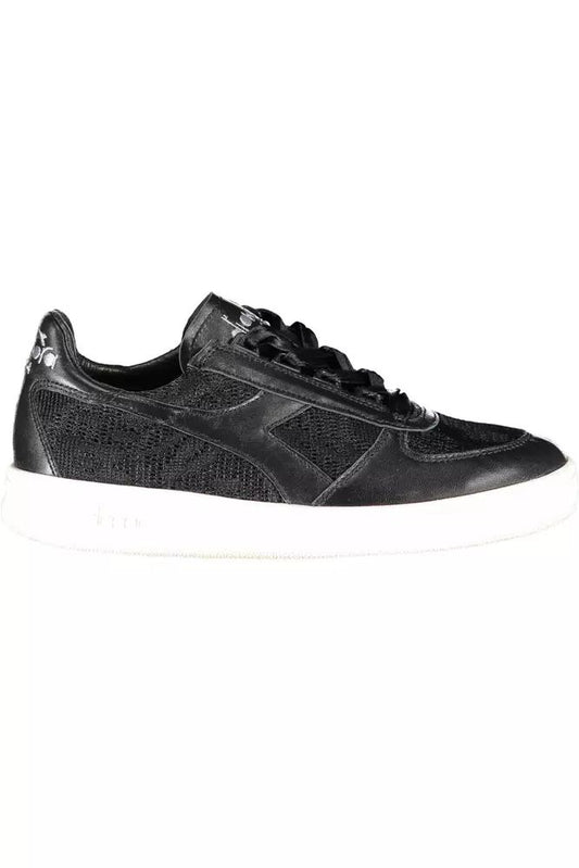 Black Fabric Sneaker