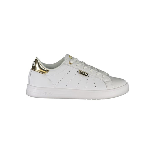 Lace-Up Luxe Sneakers with Golden Accents