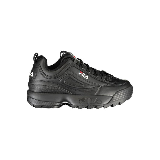 Sleek Black Disruptor Sports Sneakers