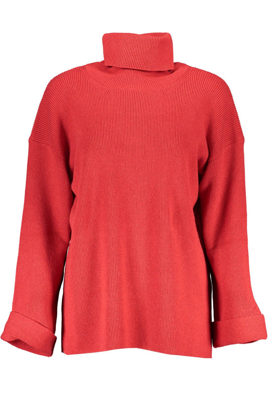 Gant Women's Pink Wool High Collar Sweater