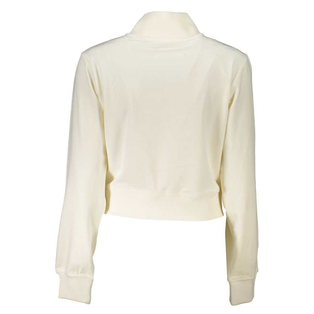Chenille Long-Sleeve Sweater with Rhinestone Detail