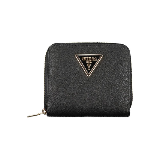 Guess Jeans Sleek Black Wallet with Timeless Style