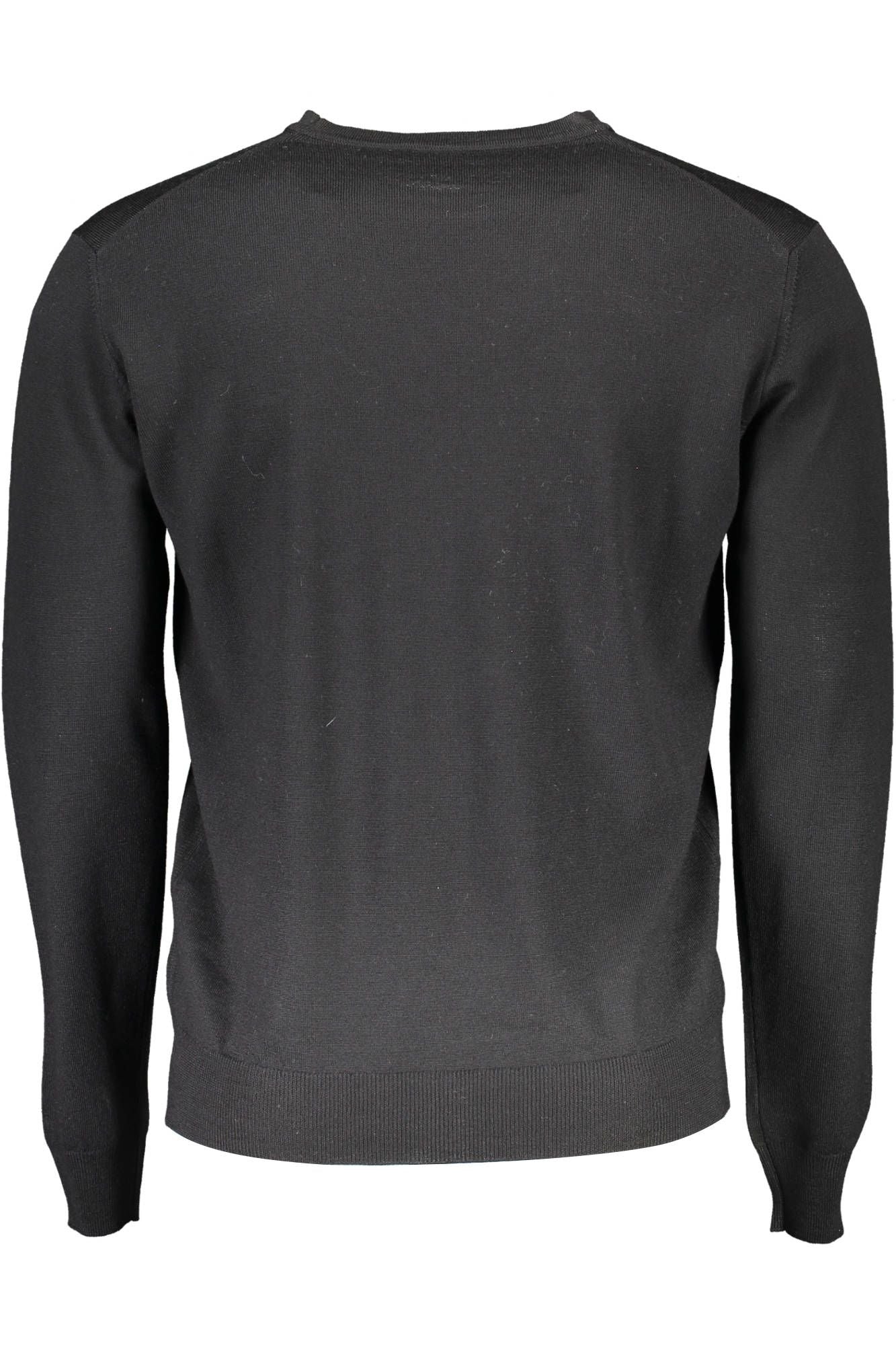 Harmont & Blaine Men's Black Wool Crewneck Sweater