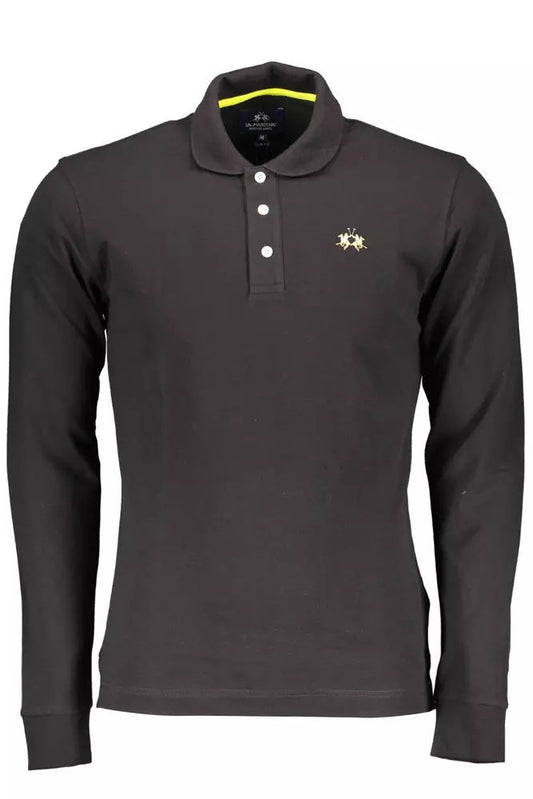 Elegant Slim Fit Embroidered Polo Shirt