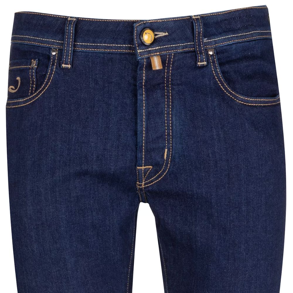 Jacob Cohën Men's Blue Cotton Bard Jeans