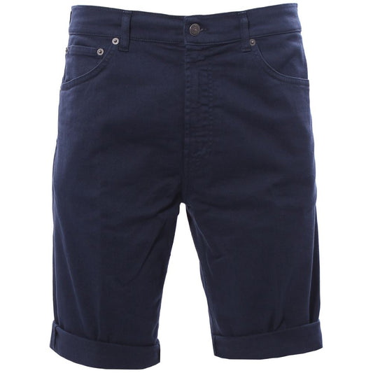 Dondup Men's Blue Cotton Bermuda Shorts