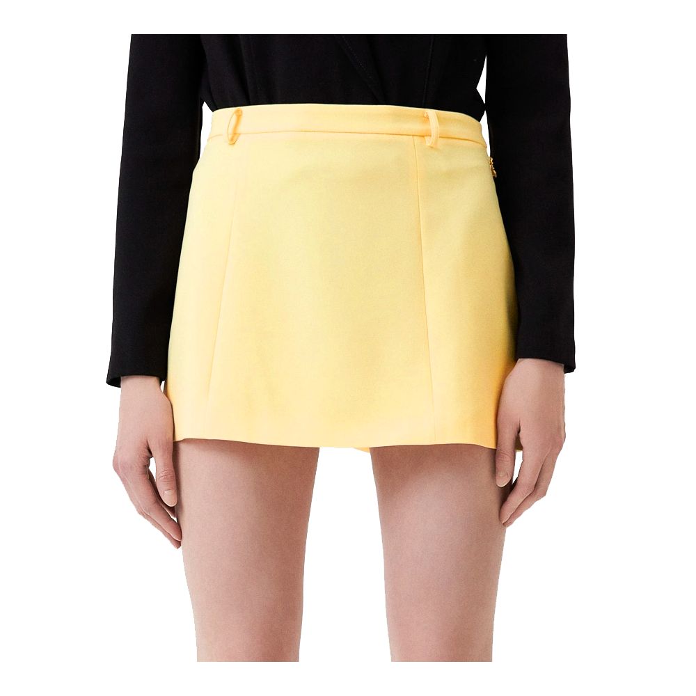 Yellow Polyester Skirt