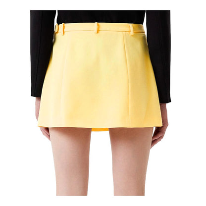 Yellow Polyester Skirt