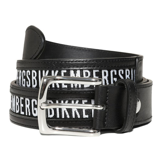 Black Bikkembergs Men's Belt