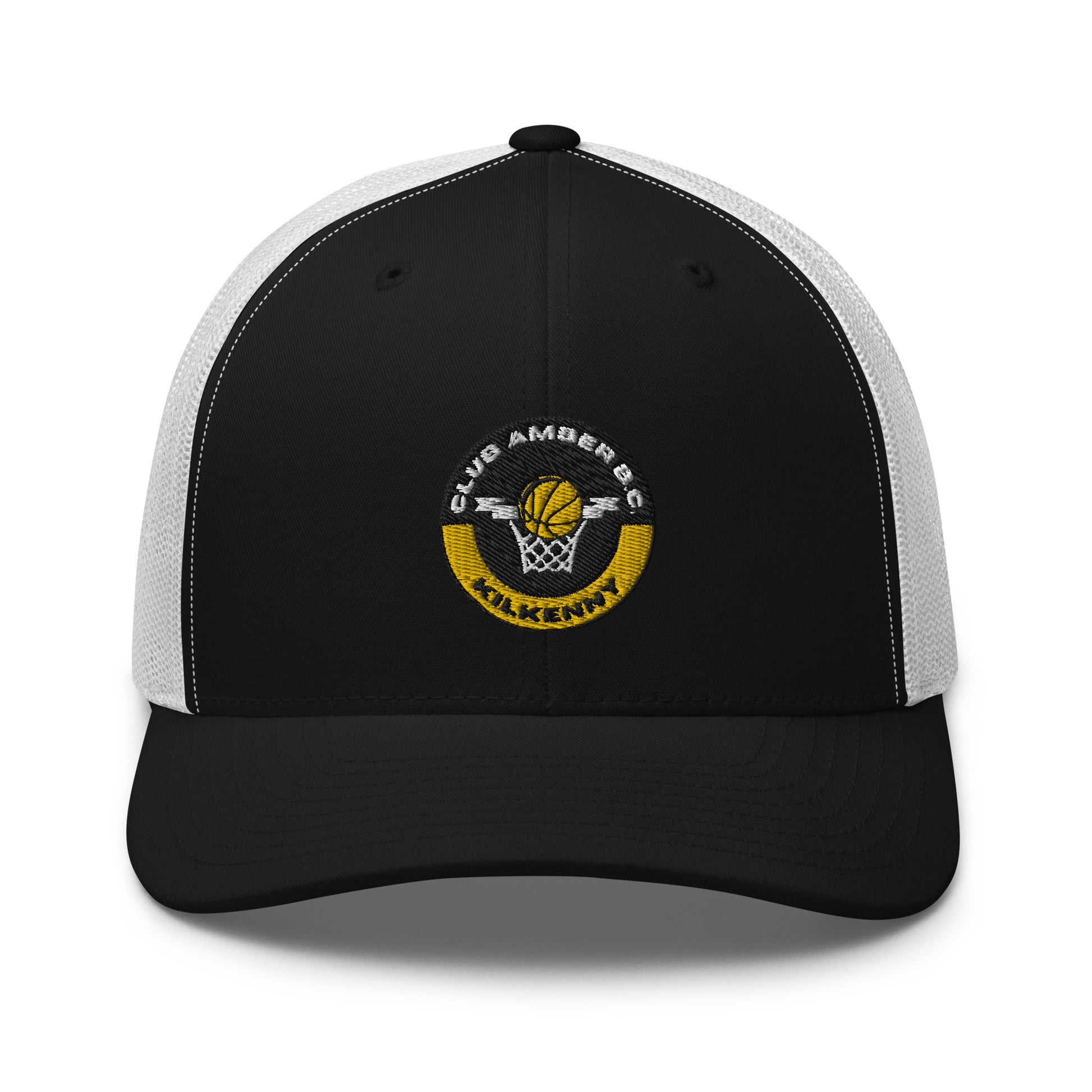 Club Amber Basketball Kilkenny Trucker Cap - Designed by Moon Behind The Hill Available to Buy at a Discounted Price on Moon Behind The Hill Online Designer Discount Store