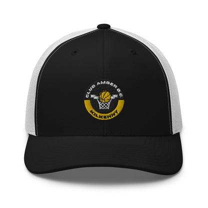 Club Amber Basketball Kilkenny Trucker Cap - Designed by Moon Behind The Hill Available to Buy at a Discounted Price on Moon Behind The Hill Online Designer Discount Store