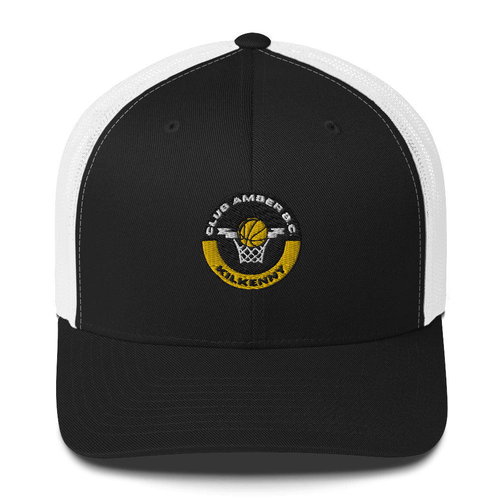 Club Amber Basketball Kilkenny Trucker Cap - Designed by Moon Behind The Hill Available to Buy at a Discounted Price on Moon Behind The Hill Online Designer Discount Store