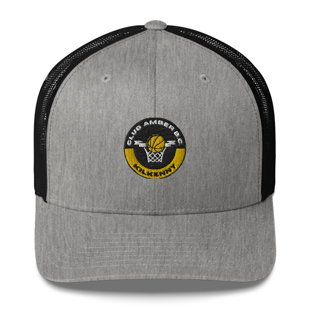 Club Amber Basketball Kilkenny Trucker Cap - Designed by Moon Behind The Hill Available to Buy at a Discounted Price on Moon Behind The Hill Online Designer Discount Store