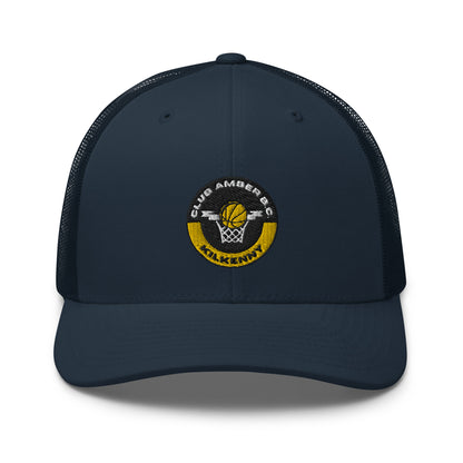 Club Amber Basketball Kilkenny Trucker Cap - Designed by Moon Behind The Hill Available to Buy at a Discounted Price on Moon Behind The Hill Online Designer Discount Store