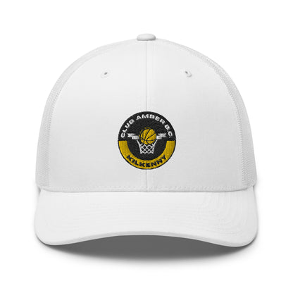 Club Amber Basketball Kilkenny Trucker Cap - Designed by Moon Behind The Hill Available to Buy at a Discounted Price on Moon Behind The Hill Online Designer Discount Store