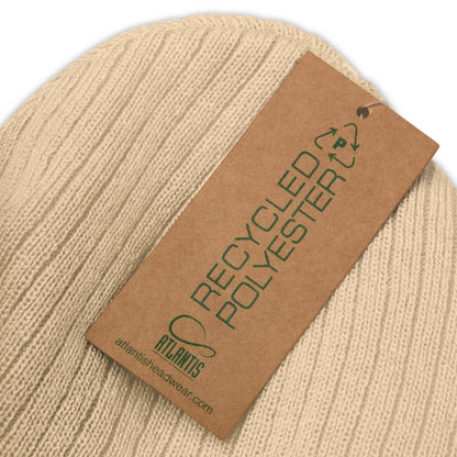 Club Amber Basketball Kilkenny Ribbed Knit Beanie Hat - Designed by Moon Behind The Hill Available to Buy at a Discounted Price on Moon Behind The Hill Online Designer Discount Store