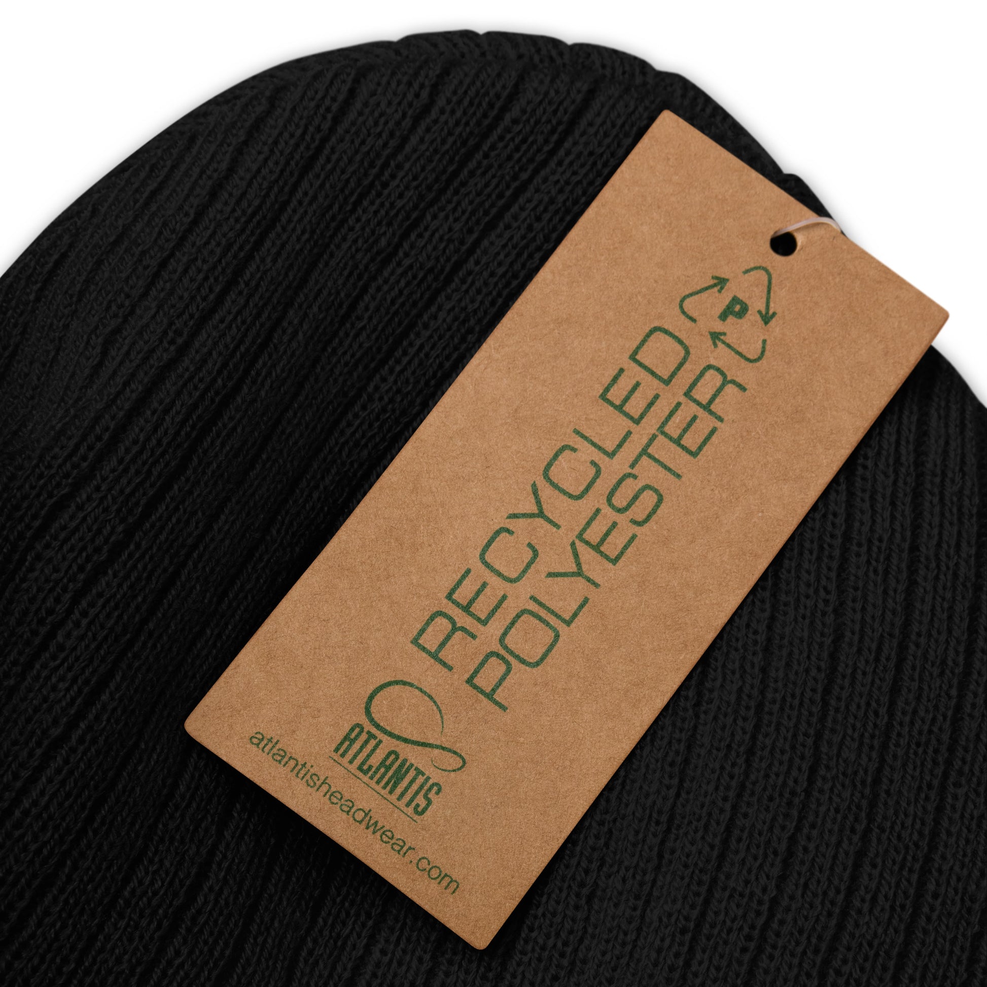 Club Amber Basketball Kilkenny Ribbed Knit Beanie Hat - Designed by Moon Behind The Hill Available to Buy at a Discounted Price on Moon Behind The Hill Online Designer Discount Store