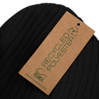 Club Amber Basketball Kilkenny Ribbed Knit Beanie Hat - Designed by Moon Behind The Hill Available to Buy at a Discounted Price on Moon Behind The Hill Online Designer Discount Store