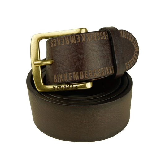 Brown Bikkembergs Leather Belt