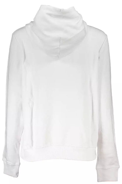 Tommy Hilfiger Women's White Cotton Sweater Hoodie