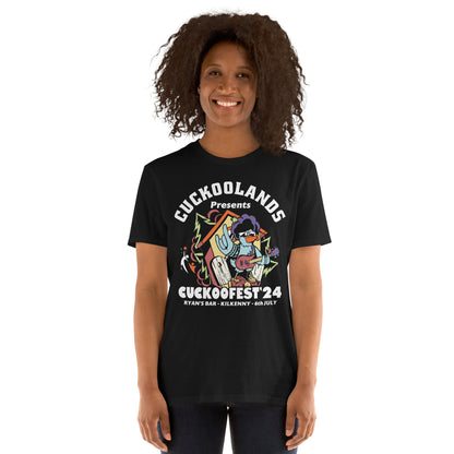 Cuckoofest '24 Dark Short-Sleeve Unisex T-Shirt