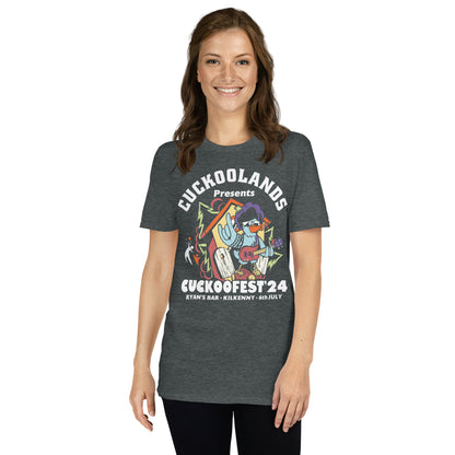 Cuckoofest '24 Dark Short-Sleeve Unisex T-Shirt