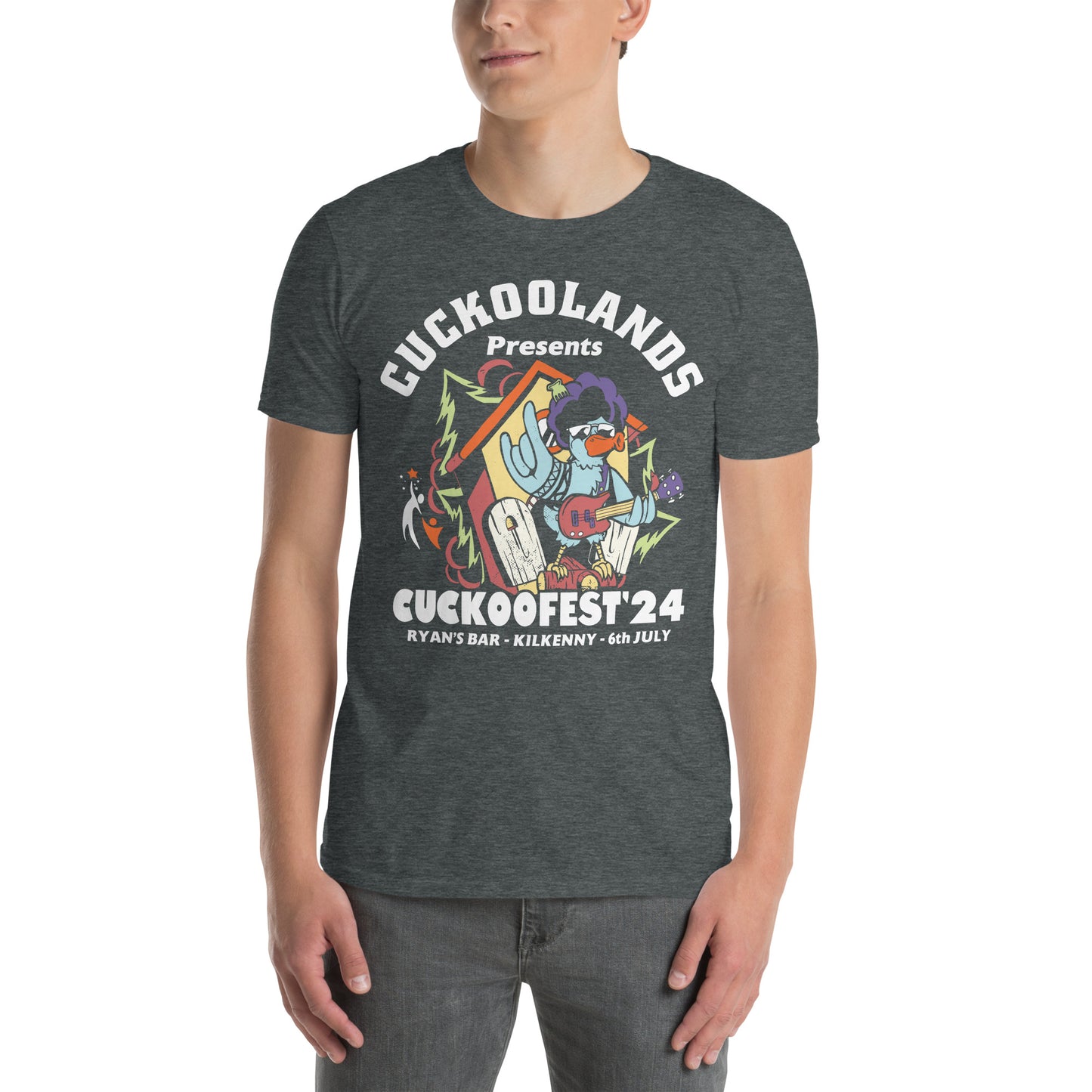 Cuckoofest '24 Dark Short-Sleeve Unisex T-Shirt