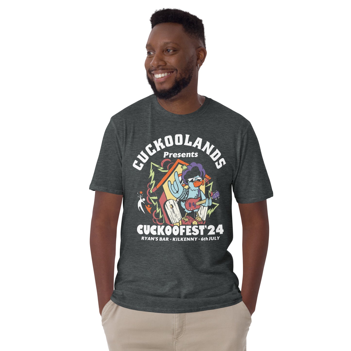 Cuckoofest '24 Dark Short-Sleeve Unisex T-Shirt