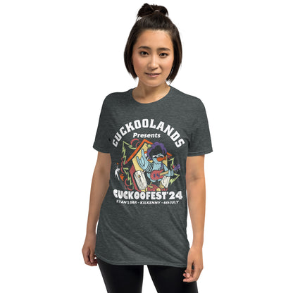 Cuckoofest '24 Dark Short-Sleeve Unisex T-Shirt
