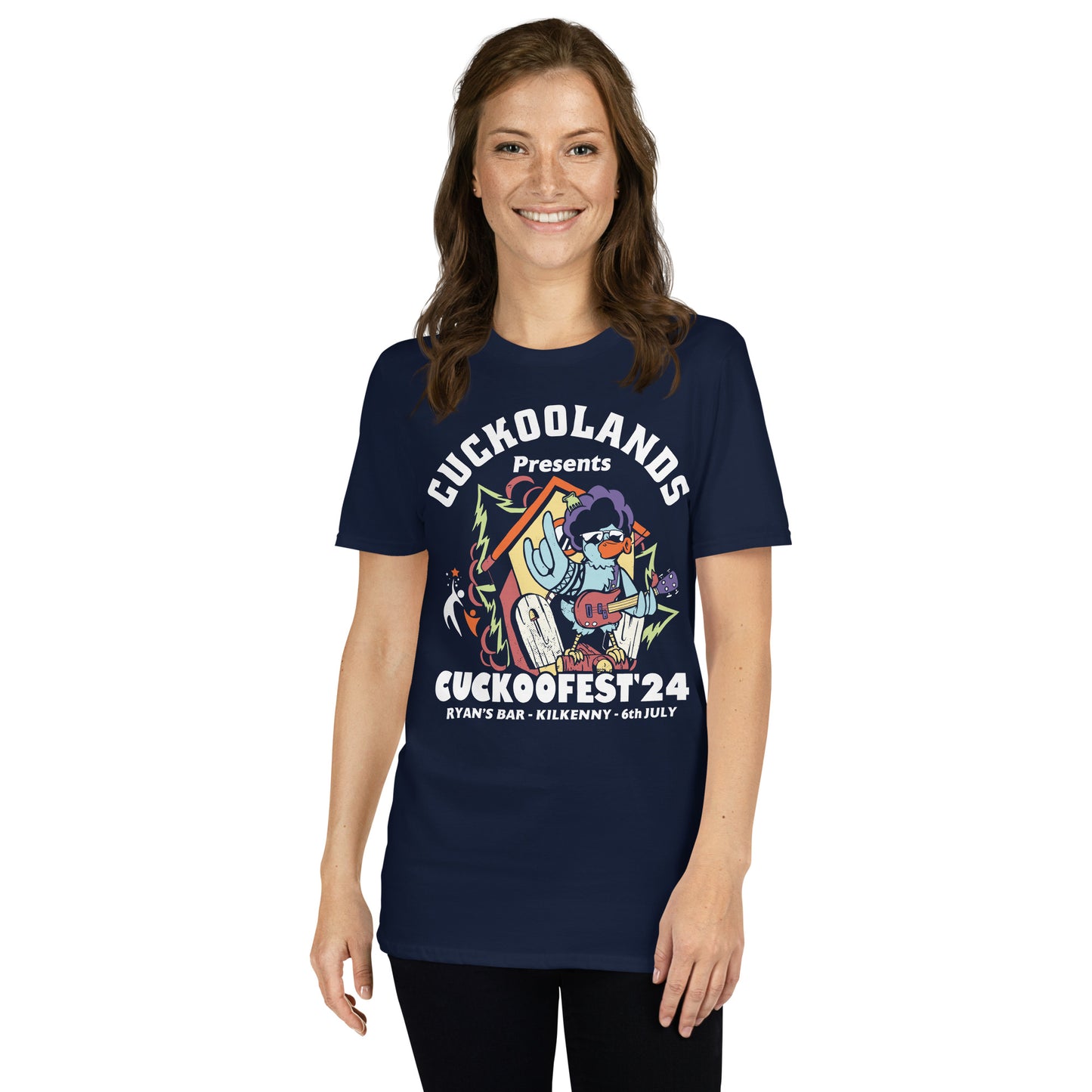 Cuckoofest '24 Dark Short-Sleeve Unisex T-Shirt