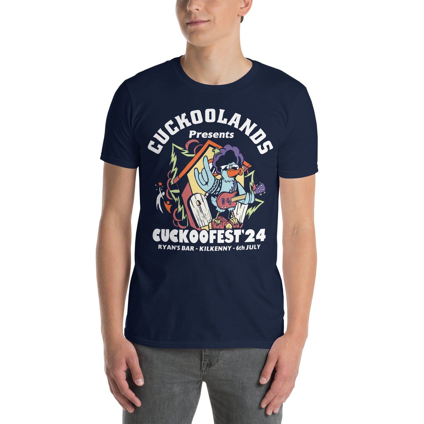 Cuckoofest '24 Dark Short-Sleeve Unisex T-Shirt