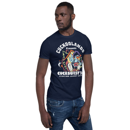 Cuckoofest '24 Dark Short-Sleeve Unisex T-Shirt