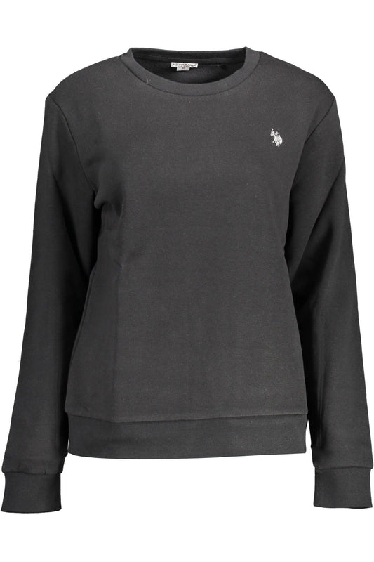 U.S. Polo Assn. Women's Black Cotton Sweater
