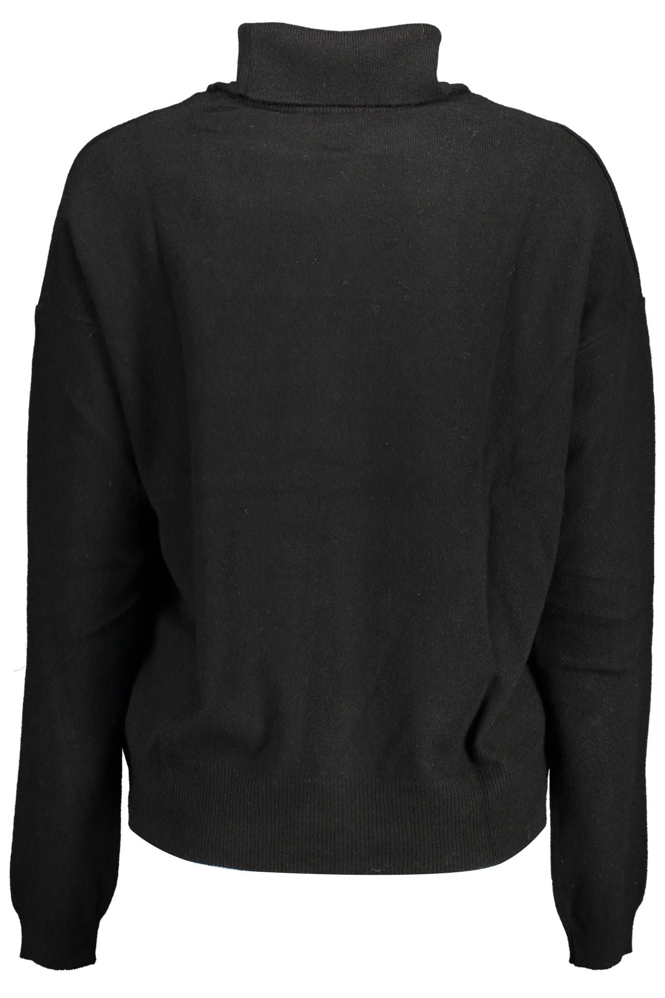 U.S. Polo Assn. Women's Black Wool Turtleneck Sweater