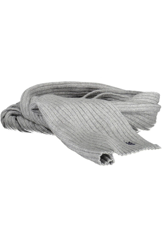 Gray Wool Scarf
