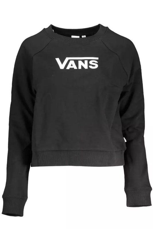 Vans Women's Black Cotton Round Neck Sweater