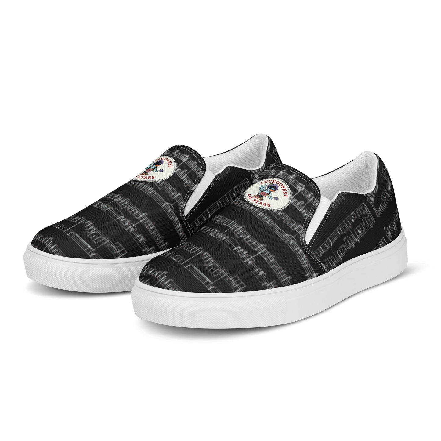Cuckoofest '24 Women’s slip-on canvas shoes